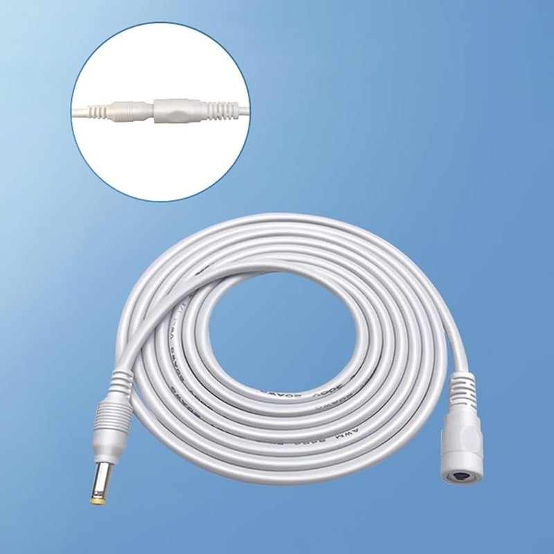3m Power Extension Cord 4.0mm x 1.7mm Male to Female for Security Camera LED Strip Portable Disc Player - Image 4